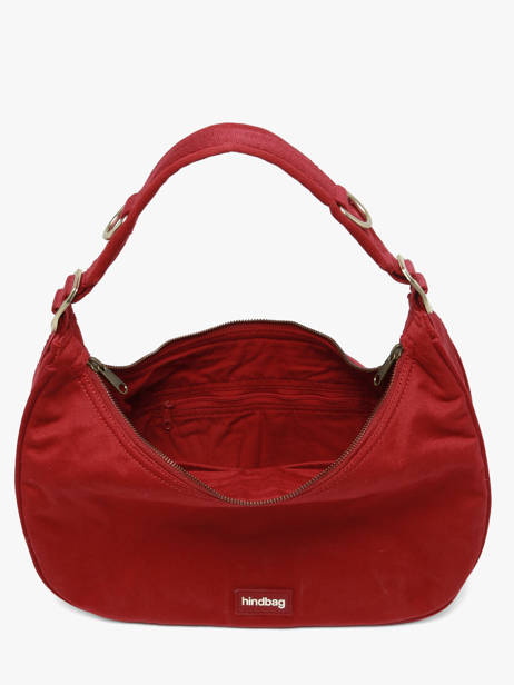 Sac Porté épaule Bianca Coton Hindbag Rouge best seller BIANCA vue secondaire 2