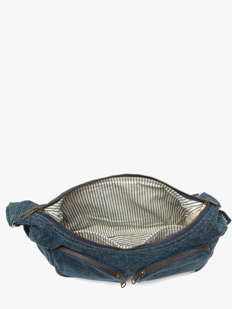 Sac Bandoulière Emile Denim Coton Hindbag Bleu denim DE vue secondaire 2