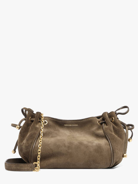Sac Bandoulière Studio Cuir Gerard darel Vert studio DES07400