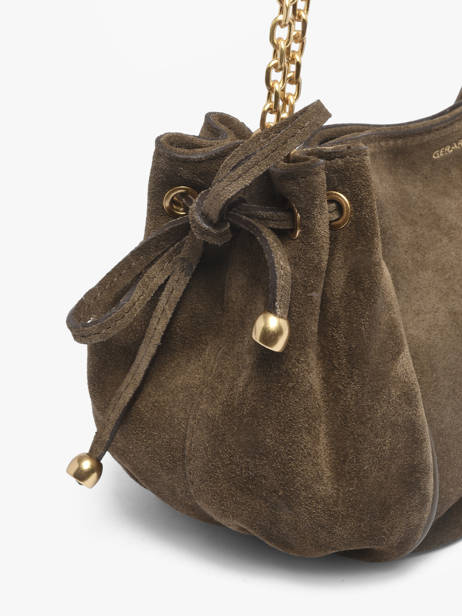 Sac Bandoulière Studio Cuir Gerard darel Vert studio DES07400 vue secondaire 2