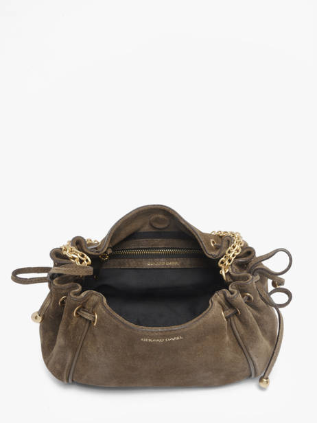 Sac Bandoulière Studio Cuir Gerard darel Vert studio DES07400 vue secondaire 3