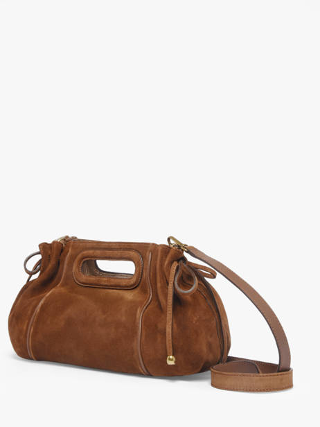 Sac Bandoulière Studio Cuir Gerard darel Marron studio DES08405 vue secondaire 1