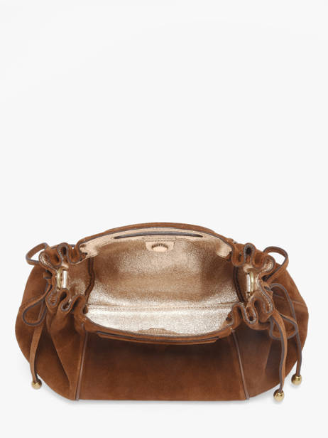 Sac Bandoulière Studio Cuir Gerard darel Marron studio DES08405 vue secondaire 3