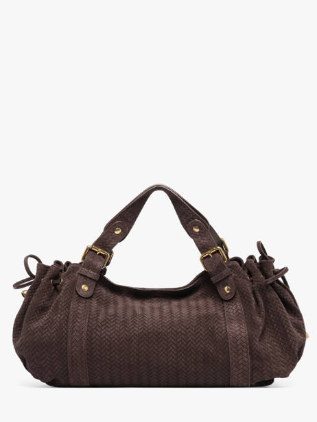Sac Porté épaule Studio Cuir Gerard darel Marron studio DES01477 vue secondaire 4