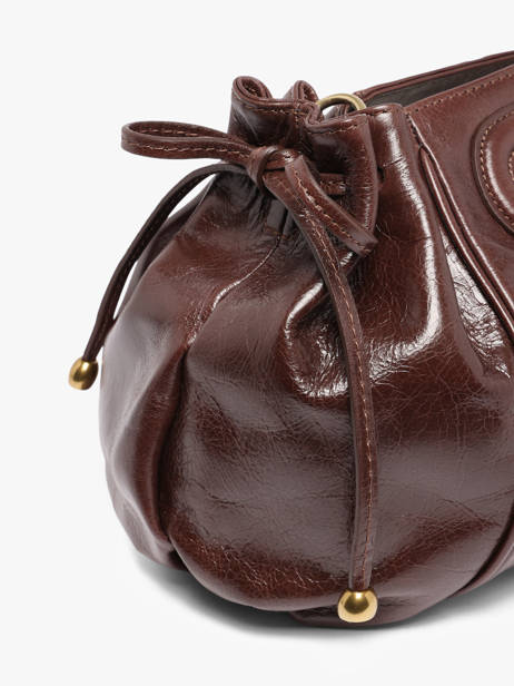 Sac Bandoulière Folk Light Cuir Gerard darel Marron folk light DES08419 vue secondaire 2