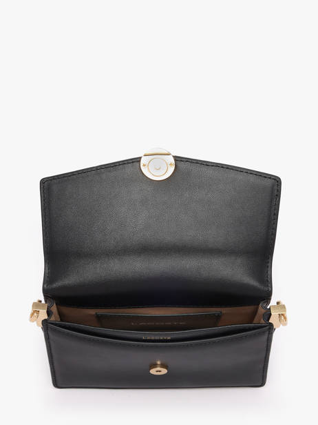 Sac Porté épaule Tennis Bliss Cuir Lacoste Noir tennis bliss NF5104IT vue secondaire 2