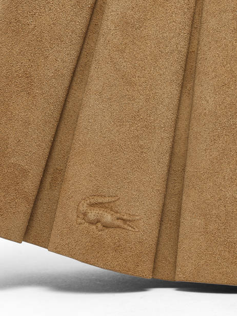 Sac Porté épaule Lenglen Cuir Lacoste Beige lenglen NU5468DX vue secondaire 2