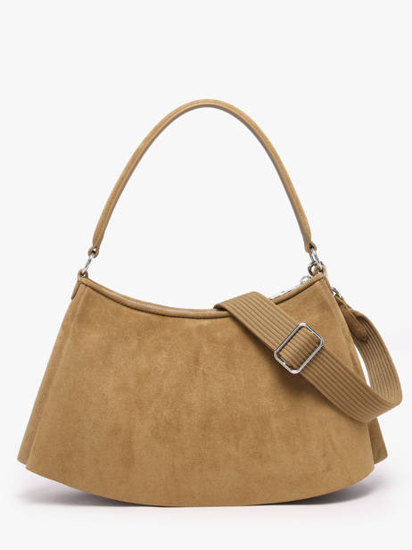 Sac Porté épaule Lenglen Cuir Lacoste Beige lenglen NU5468DX vue secondaire 4
