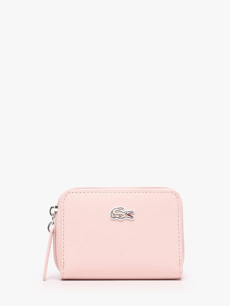 Porte-monnaie Lacoste Rose l.12.12 concept NF4193PK