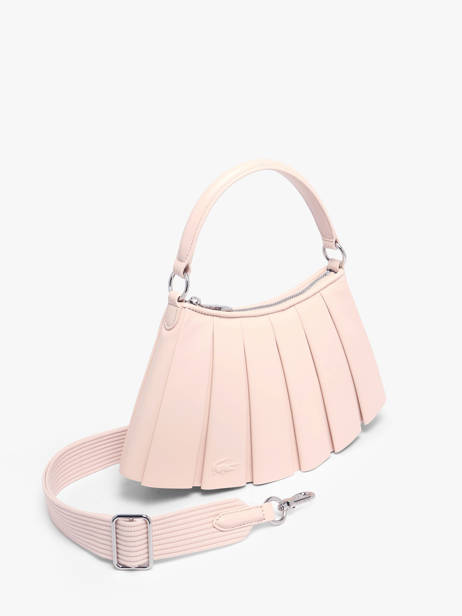 Sac Porté épaule Lenglen Cuir Lacoste Rose lenglen NU5011DP vue secondaire 1