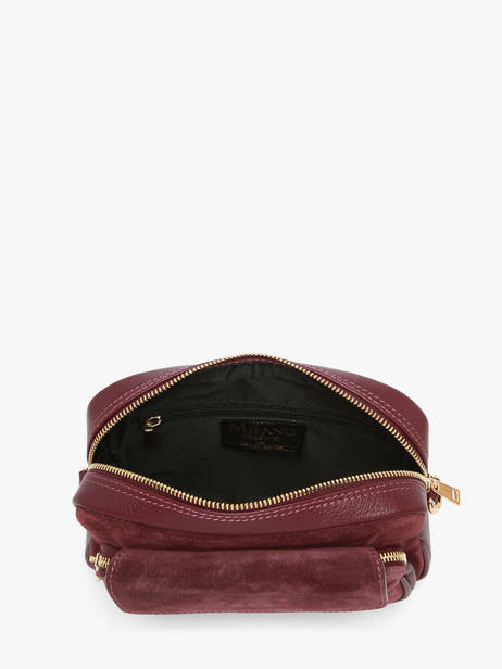 Sac Bandoulière Velvet Caviar Cuir Milano Violet velvet caviar VC25067 vue secondaire 2