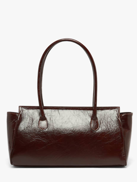 Baguette Shiny Sauvage Cuir Milano Marron shiny sauvage SS26063 vue secondaire 3