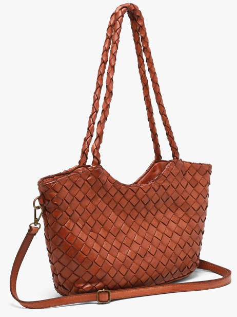 Sac Porté épaule Dewashed Cuir Milano Marron dewashed DE26062 vue secondaire 1