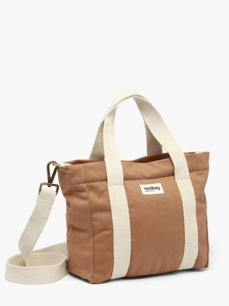 Sac Porté Main Louise Coton Hindbag Marron best seller LOUISE vue secondaire 1