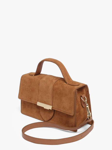 Sac Bandoulière Suede Ily Cuir Lancaster Marron suede ily 10 vue secondaire 2
