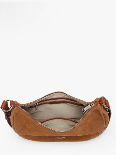 Shoulder Bag Suede Leather Lancaster Beige suede 82 other view 2