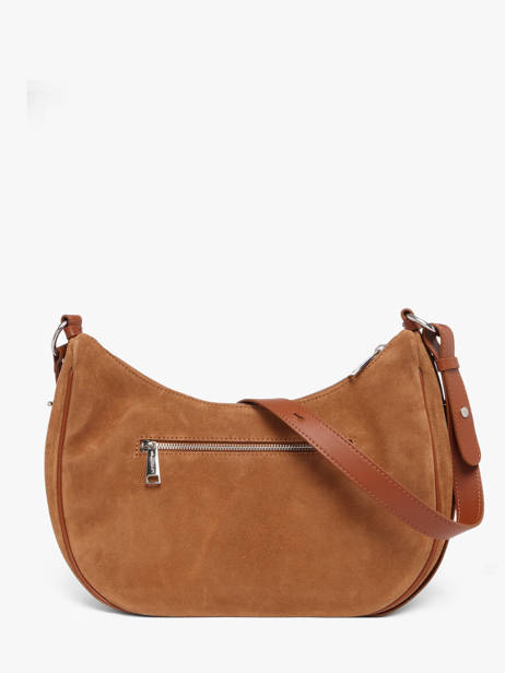 Shoulder Bag Suede Leather Lancaster Beige suede 82 other view 3