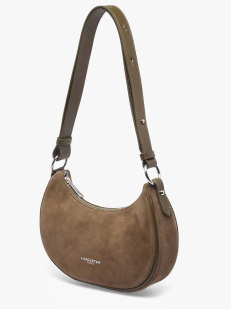 Sac Bandoulière Suede Cuir Lancaster Vert suede 81 vue secondaire 1