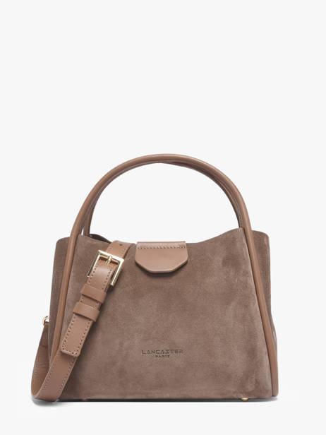Sac Porté Main Suede Ida Cuir Lancaster Beige suede ida 100