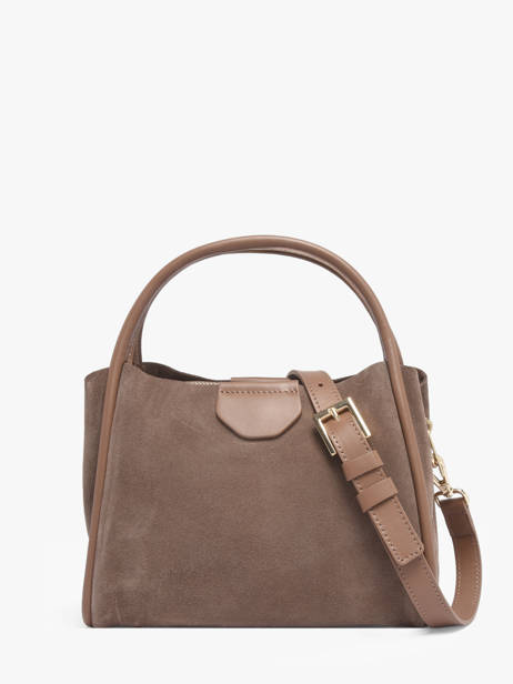 Sac Porté Main Suede Ida Cuir Lancaster Beige suede ida 100 vue secondaire 3