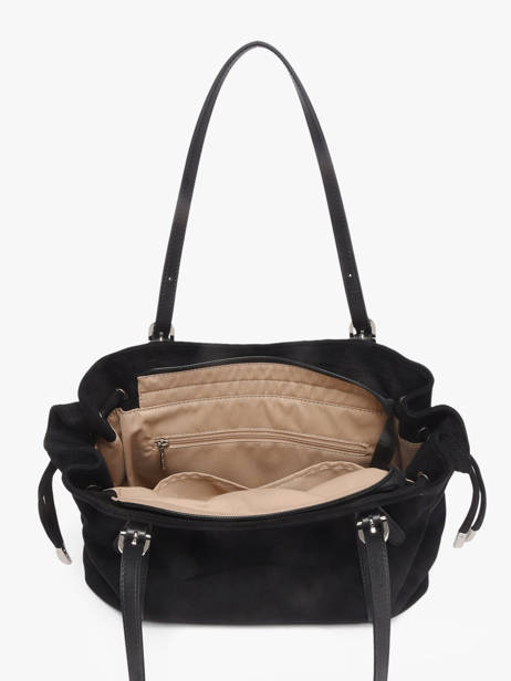 Shoulder Bag Velvet Emma Lancaster Black velvet emma 97 other view 2