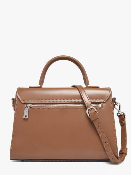 Sac Bandoulière M Suave Cuir Lancaster Beige suave even 17 vue secondaire 3