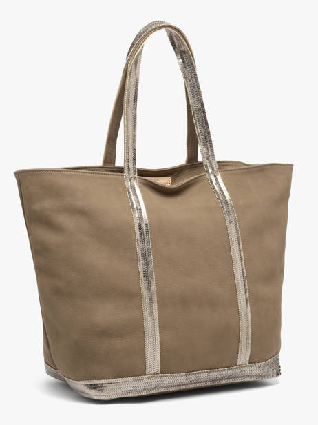 Sac Porté épaule Cabas Cuir Cuir Vanessa bruno Beige cabas cuir 8V40409 vue secondaire 1