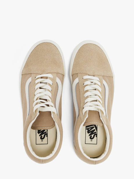 Sneakers En Cuir Vans Beige women EDY4MG1 vue secondaire 3