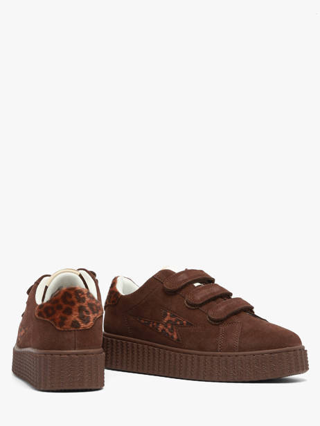 Platform Sneakers Vanessa wu Brown women BK2954CH other view 2