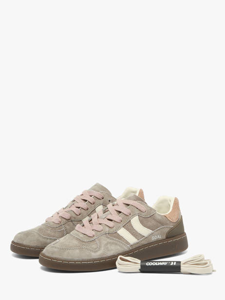 Sneakers En Cuir Coolway Gris women 7603409 vue secondaire 1