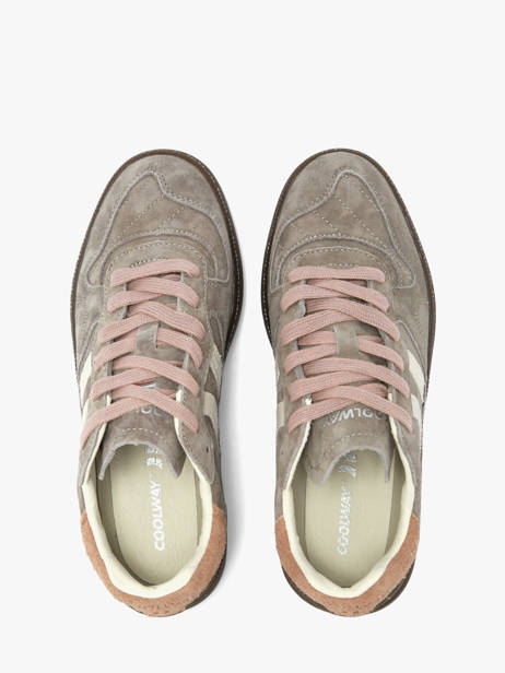Sneakers En Cuir Coolway Gris women 7603409 vue secondaire 3