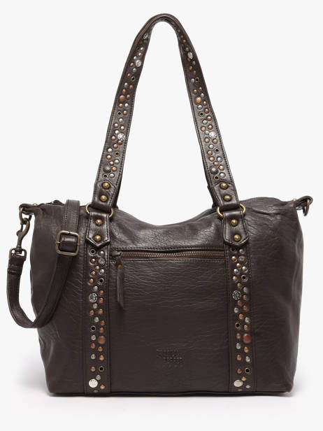 Sac Porté épaule Brooklyn Cuir Basilic pepper Marron brooklyn BBRO04