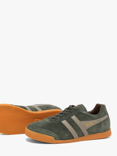 Sneakers En Cuir Gola Vert men CMA192NF vue secondaire 2