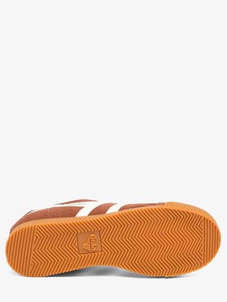 Sneakers En Cuir Gola Marron men CMA192TI vue secondaire 4