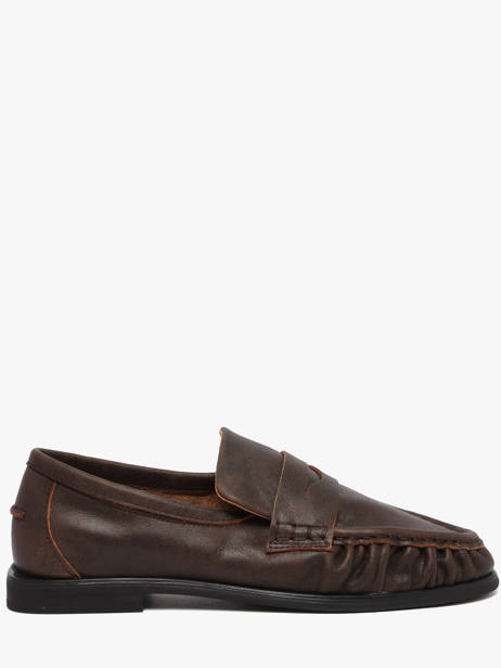 Mocassins En Cuir Pavement Marron women 24139779