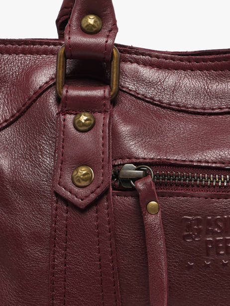 Sac Bandoulière Cow Cuir Basilic pepper Rouge cow BCOW72 vue secondaire 2