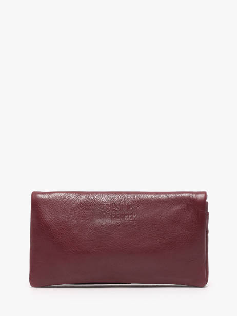 Leather Cow Wallet Basilic pepper Red cow BCOW96