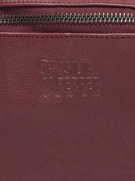 Sac Banane Cow Cuir Basilic pepper Rouge cow BCOW55 vue secondaire 2