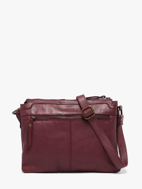 Sac Bandoulière Cow Cuir Basilic pepper Rouge cow BCOW83 vue secondaire 4