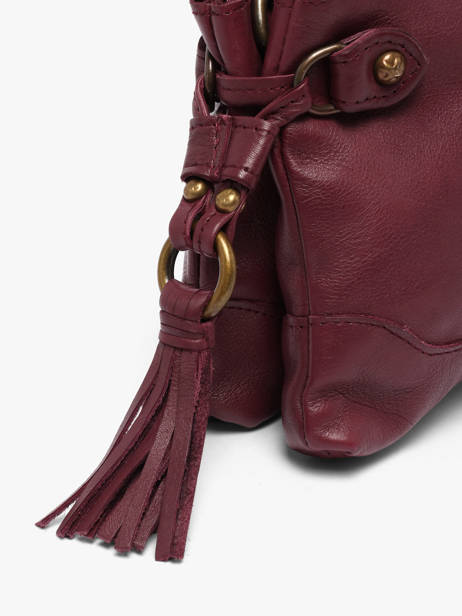 Sac Bandoulière Cow Cuir Basilic pepper Rouge cow BCOW82 vue secondaire 2