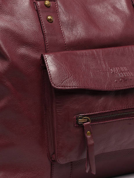 Sac Porté épaule A4 Cow Cuir Basilic pepper Rouge cow BCOW78 vue secondaire 2
