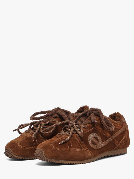 Sneakers In Leather No name Green women TNERSC04 other view 1