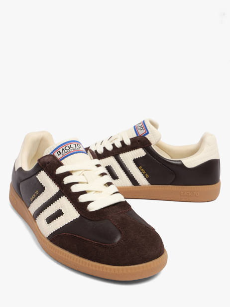 Sneakers In Leather Back 70 Brown women 308 other view 2