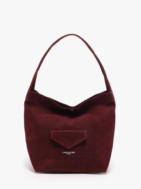 Sac Porté épaule Suedine Kba Polyester Lancaster Rouge suedine kba 60
