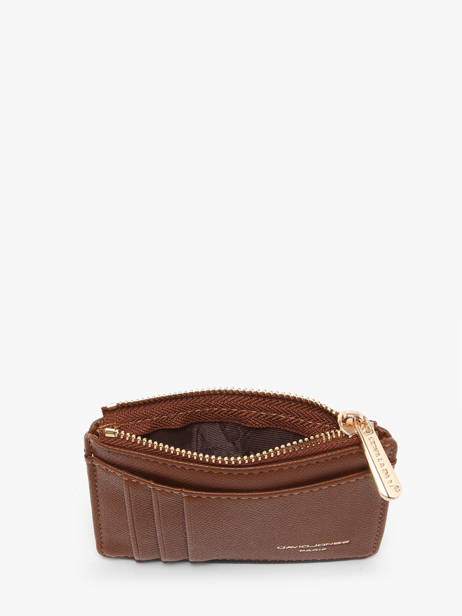 Portefeuille David jones Marron saffiano 3 vue secondaire 1