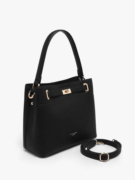 Sac Porté épaule Saffiano David jones Noir saffiano 4 vue secondaire 1