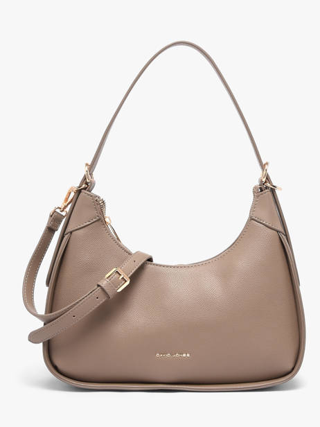 Sac Porté épaule Saffiano David jones Beige saffiano 1