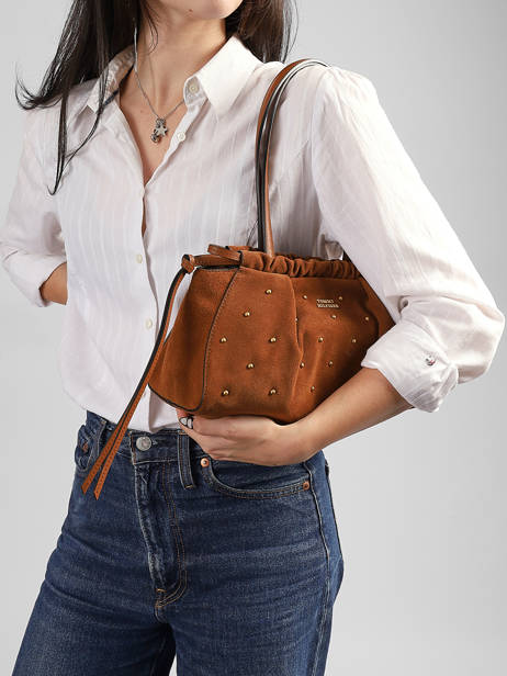 Sac Porté épaule Th Soft Cuir Tommy hilfiger Marron th soft AW19202 vue secondaire 1