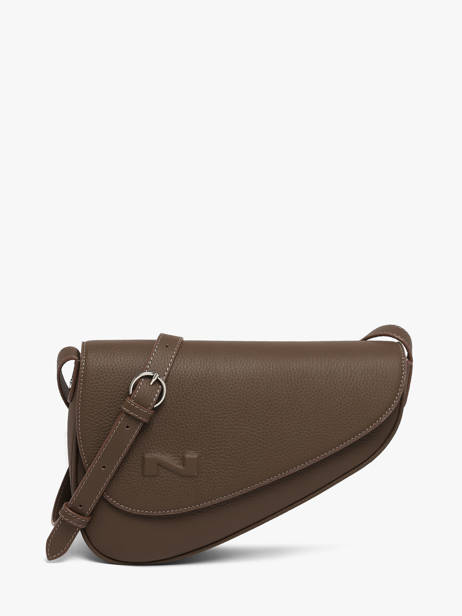 Sac Bandoulière Sunny Cuir Nathan baume Marron n city 6