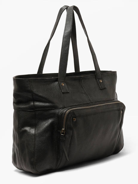 Sac Porté épaule Ribs Cuir Pieces Noir ribs 17152864 vue secondaire 2